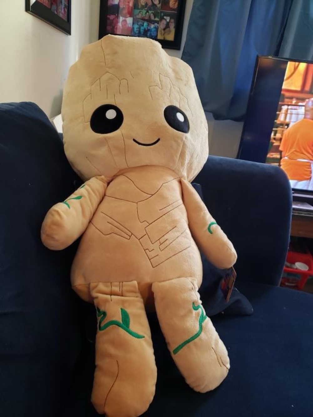 Marvel Guardians Of The Galaxy Baby Groot 22 Inch Plush - BoxLunch Exclusive - Picture 9 of 9